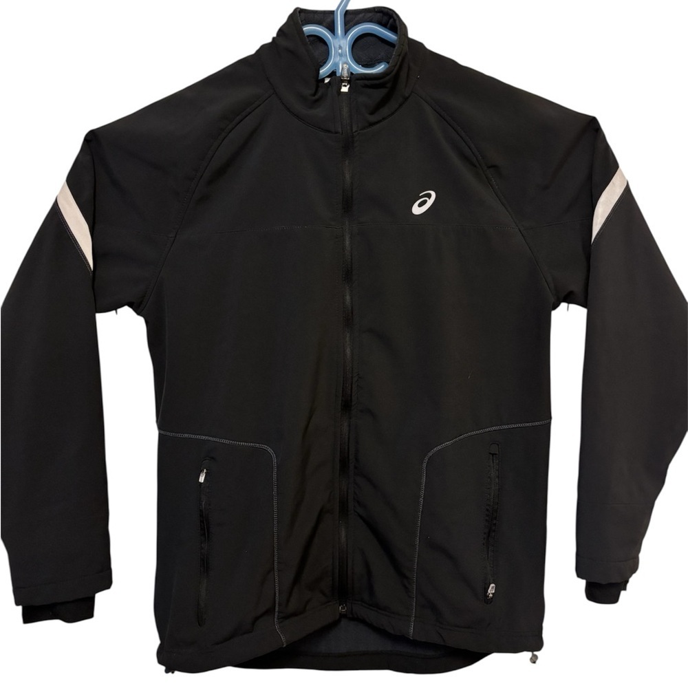 Asics Black Performance Jacket Lightweight Full-Zip